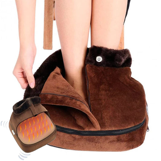 Bota Calefactor De Pies Electrica y Masajeador 2 en 1